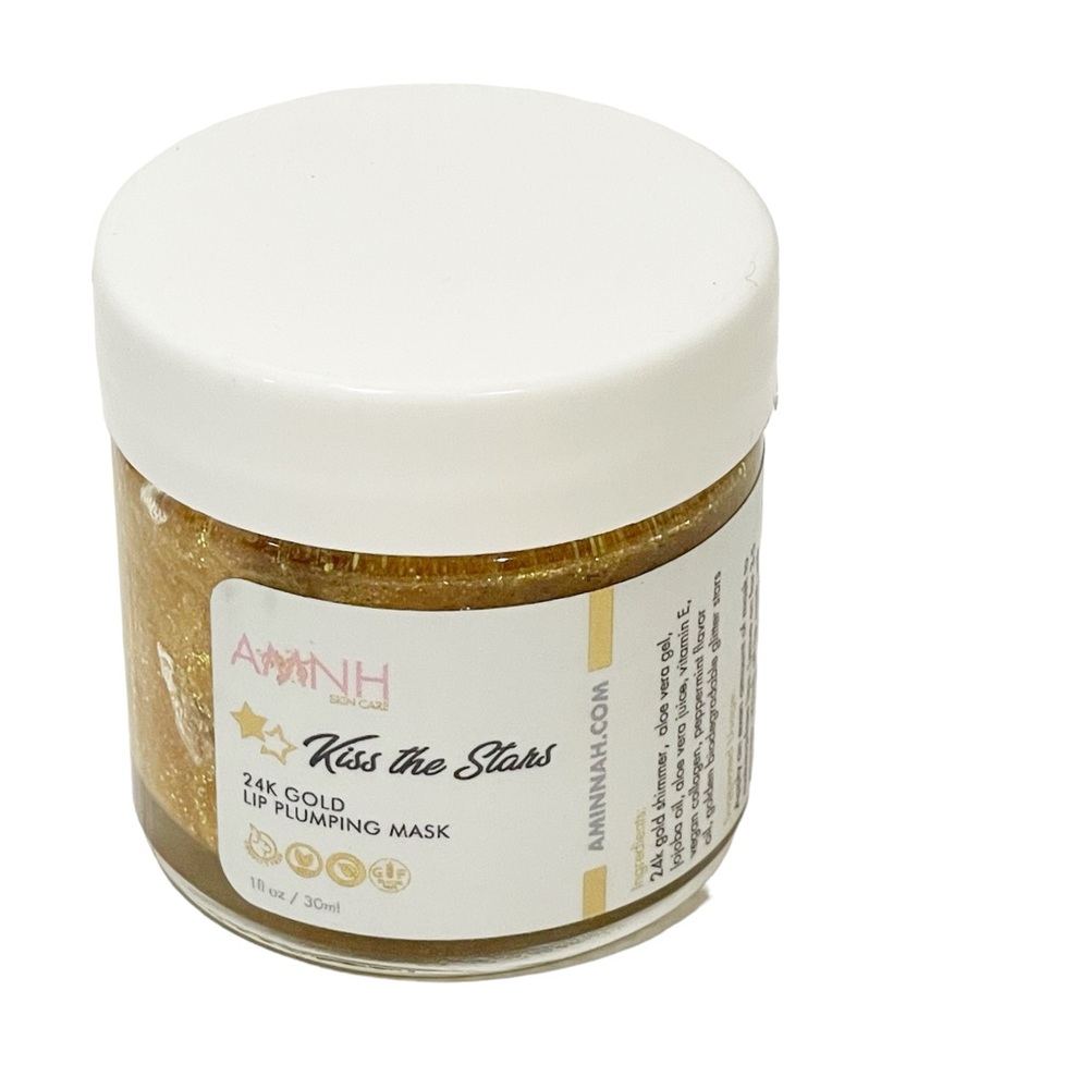 AMNH‎ Kiss the Stars 24k Gold Lip Plumping Mask 1oz New